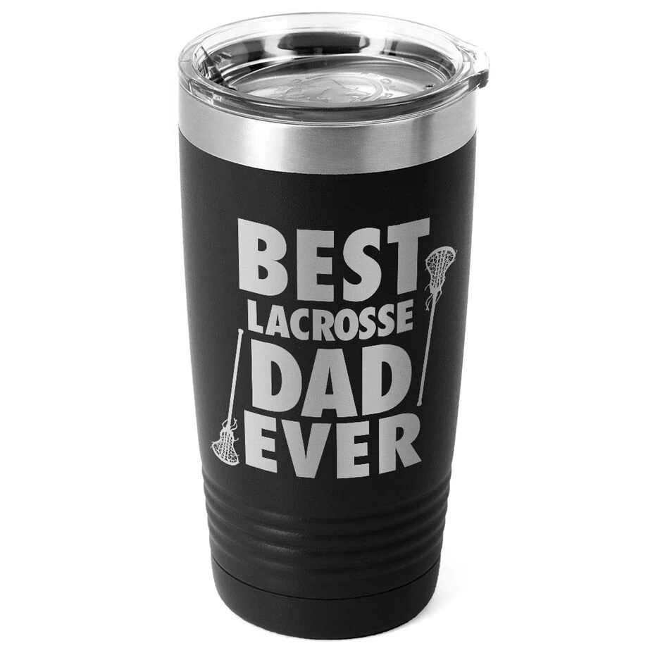 Girls Lacrosse 20 Oz. Double Insulated Tumbler - Best Dad Ever 1 Girls Lacrosse 20 Oz. Double Insulated Tumbler - Best Dad Ever