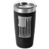Girls Lacrosse 20 Oz. Double Insulated Tumbler - Lax Flag