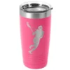 Girls Lacrosse 20 Oz. Double Insulated Tumbler - Player Silhouette