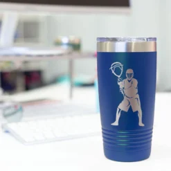 Guys Lacrosse 20 Oz. Double Insulated Tumbler - Goalie Silhouette 13 Guys Lacrosse 20 Oz. Double Insulated Tumbler - Goalie Silhouette -Sport Play Mode lx 09276 ROYAL DESK