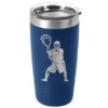 Guys Lacrosse 20 Oz. Double Insulated Tumbler - Goalie Silhouette