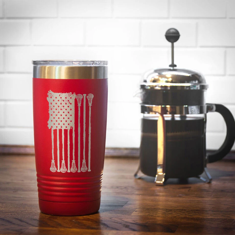 Guys Lacrosse 20 Oz. Double Insulated Tumbler - Lax Flag 6 Guys Lacrosse 20 Oz. Double Insulated Tumbler - Lax Flag - Image 6