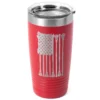 Guys Lacrosse 20 Oz. Double Insulated Tumbler - Lax Flag