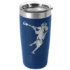 Guys Lacrosse 20 Oz. Double Insulated Tumbler - Player Silhouette
