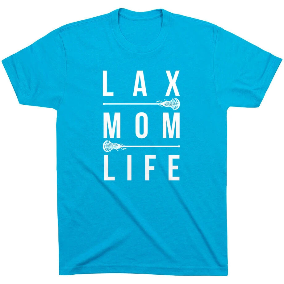Girls Lacrosse Short Sleeve T-Shirt - Lax Mom Life 1 Girls Lacrosse Short Sleeve T-Shirt - Lax Mom Life