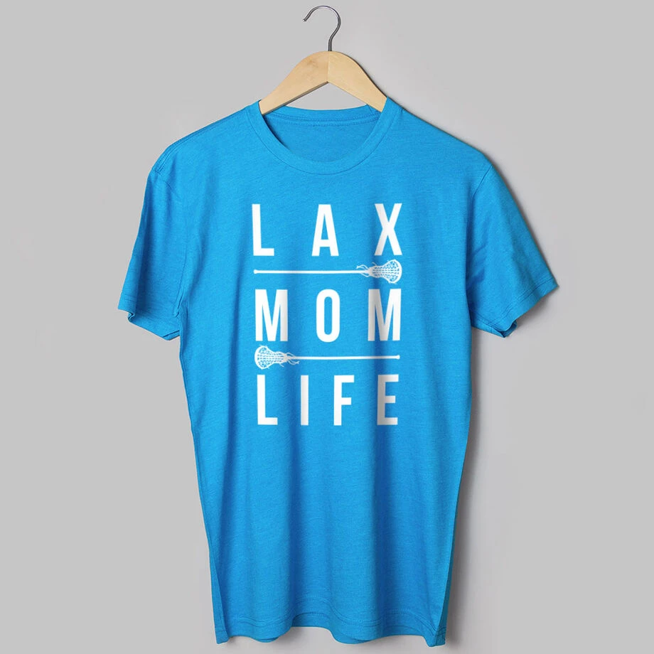 Girls Lacrosse Short Sleeve T-Shirt - Lax Mom Life 3 Girls Lacrosse Short Sleeve T-Shirt - Lax Mom Life - Image 3