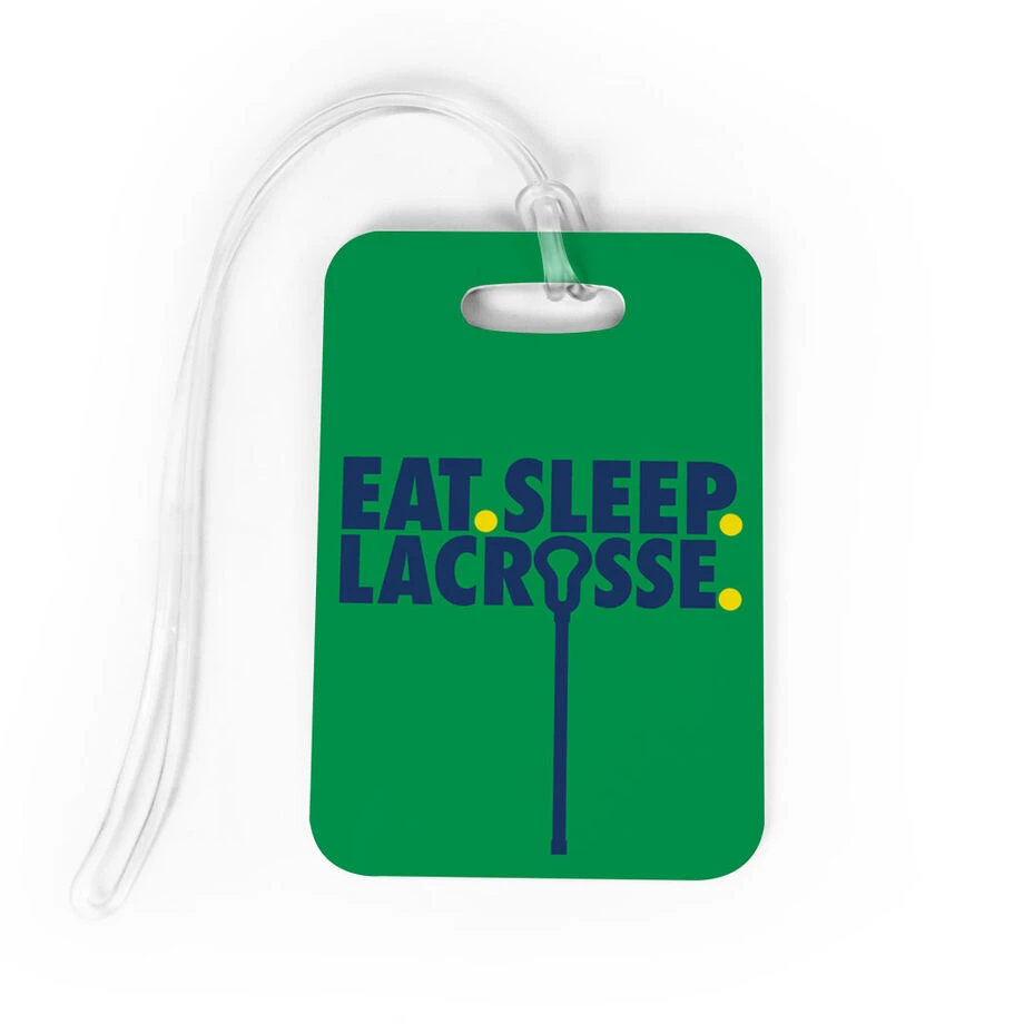 Girls Lacrosse Bag/Luggage Tag - Eat Sleep Lacrosse 1 Girls Lacrosse Bag/Luggage Tag - Eat Sleep Lacrosse