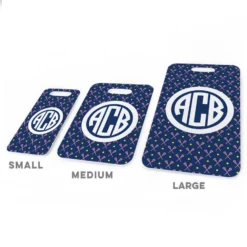 Girls Lacrosse Bag/Luggage Tag - Personalized Girls Lacrosse Pattern Monogram 6 Girls Lacrosse Bag/Luggage Tag - Personalized Girls Lacrosse Pattern Monogram -Sport Play Mode lx 09673 NAVY ALLSIZES