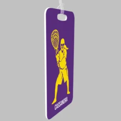 Girls Lacrosse Bag/Luggage Tag - Personalized Goalie 7 Girls Lacrosse Bag/Luggage Tag - Personalized Goalie -Sport Play Mode lx 09674 PURPLEYELLOW ALLPROFILE