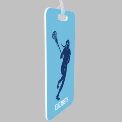 Girls Lacrosse Bag/Luggage Tag - Personalized Player -Sport Play Mode lx 09675 CAROLINANAVY ALLPROFILE
