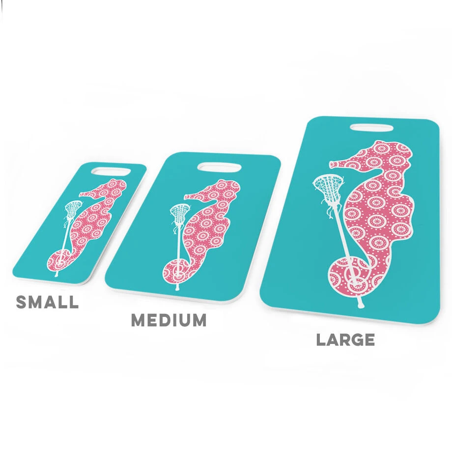 Girls Lacrosse Bag/Luggage Tag - Lax Seahorse 3 Girls Lacrosse Bag/Luggage Tag - Lax Seahorse - Image 3