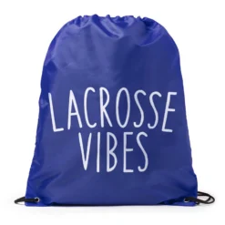 Girls Lacrosse Drawstring Backpack - Lacrosse Vibes