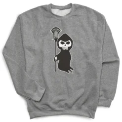 Guys Lacrosse Crewneck Sweatshirt - Lacrosse Reaper