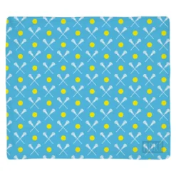 Girls Lacrosse Multifunctional Headwear - Crossed Sticks And Ball Pattern RokBAND -Sport Play Mode lx 10249 CAROLINA FLAT