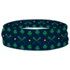 Girls Lacrosse Multifunctional Headwear - Crossed Sticks And Shamrocks Pattern RokBAND