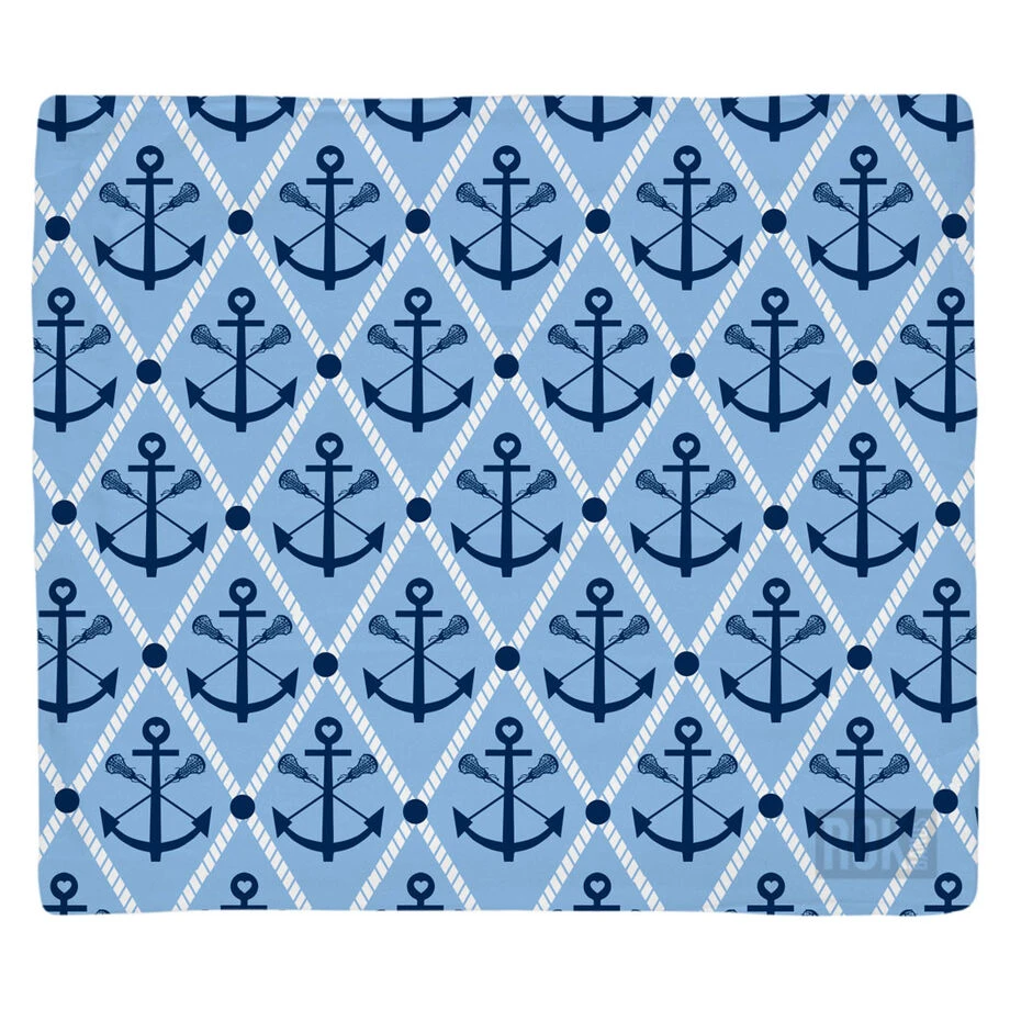 Girls Lacrosse Multifunctional Headwear - Lacrosse Anchor Argyle RokBAND 5 Girls Lacrosse Multifunctional Headwear - Lacrosse Anchor Argyle RokBAND - Image 5