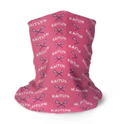 Girls Lacrosse Multifunctional Headwear - Personalized Crossed Sticks RokBAND