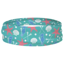 Girls Lacrosse Multifunctional Headwear - Starfish And Shells RokBAND