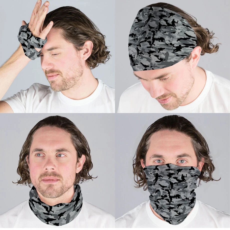 Guys Lacrosse Multifunctional Headwear - Camouflage RokBAND 4 Guys Lacrosse Multifunctional Headwear - Camouflage RokBAND - Image 4