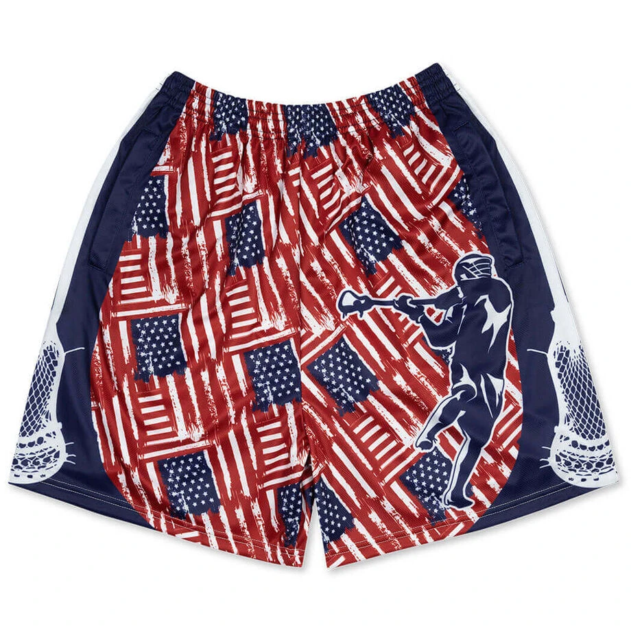 Lacrosse Shorts - USA 2 Lacrosse Shorts - USA - Image 2