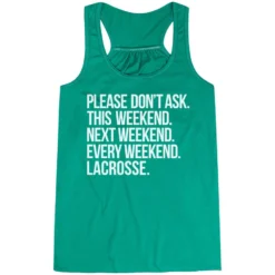 Lacrosse Flowy Racerback Tank Top - All Weekend Lacrosse
