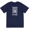 Guys Lacrosse Short Sleeve Performance Tee - Raised In A Cage