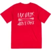 Girls Lacrosse Short Sleeve Performance Tee - Lax Hair Don't Care