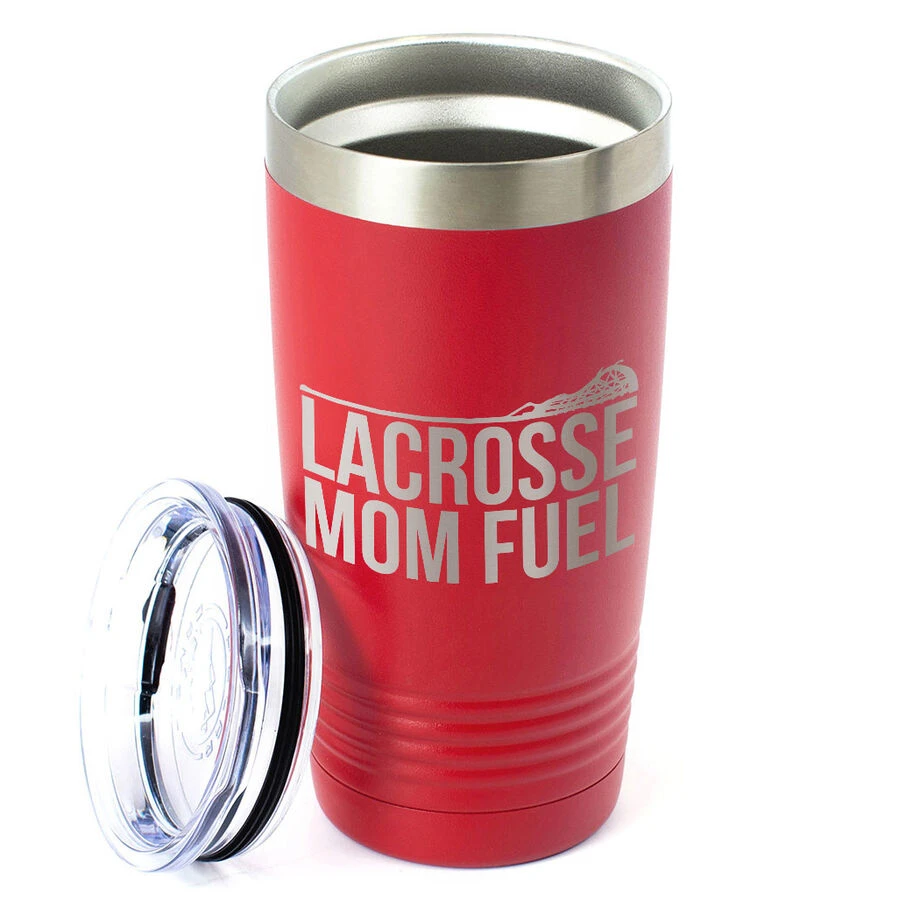 Girls Lacrosse 20oz. Double Insulated Tumbler - Lacrosse Mom Fuel 2 Girls Lacrosse 20oz. Double Insulated Tumbler - Lacrosse Mom Fuel - Image 2