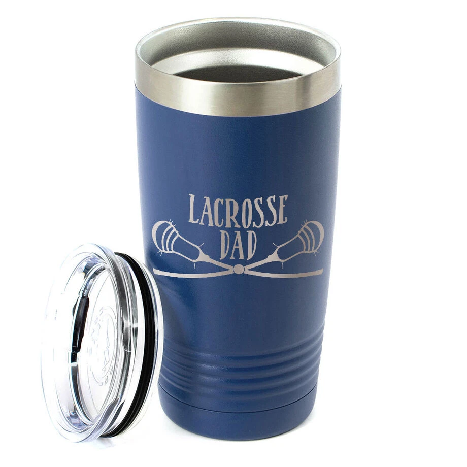Guys Lacrosse 20oz. Double Insulated Tumbler - Lacrosse Dad 2 Guys Lacrosse 20oz. Double Insulated Tumbler - Lacrosse Dad - Image 2