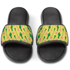 Girls Lacrosse Repwell® Slide Sandals - Cactus Lax 7 Girls Lacrosse Repwell® Slide Sandals - Cactus Lax -Sport Play Mode lx 11305 YELLOW FRONT