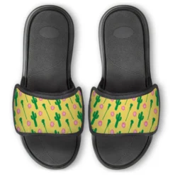 Girls Lacrosse Repwell® Slide Sandals - Cactus Lax