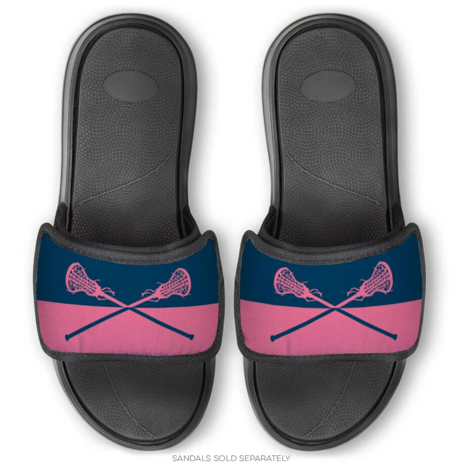 Girls Lacrosse Repwell® Sandal Straps - Colorblock Sticks 2 Girls Lacrosse Repwell® Sandal Straps - Colorblock Sticks - Image 2