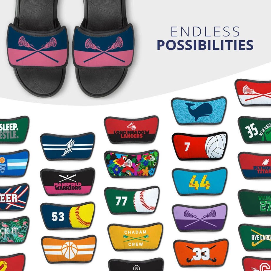 Girls Lacrosse Repwell® Sandal Straps - Colorblock Sticks 5 Girls Lacrosse Repwell® Sandal Straps - Colorblock Sticks - Image 5