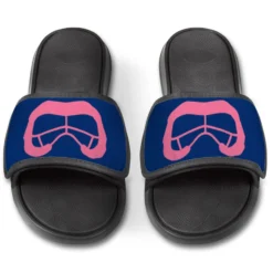 Girls Lacrosse Repwell® Slide Sandals - Lax Goggles 7 Girls Lacrosse Repwell® Slide Sandals - Lax Goggles -Sport Play Mode lx 11309 NAVYPINK FRONT