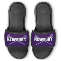 Girls Lacrosse Repwell® Slide Sandals - Personalized With Sticks