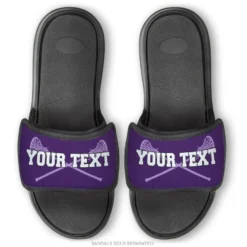Girls Lacrosse Repwell® Sandal Straps - Personalized With Sticks 8 Girls Lacrosse Repwell® Sandal Straps - Personalized With Sticks -Sport Play Mode lx 11316 STRAPS PURPLELAVENDER EXAMPLE