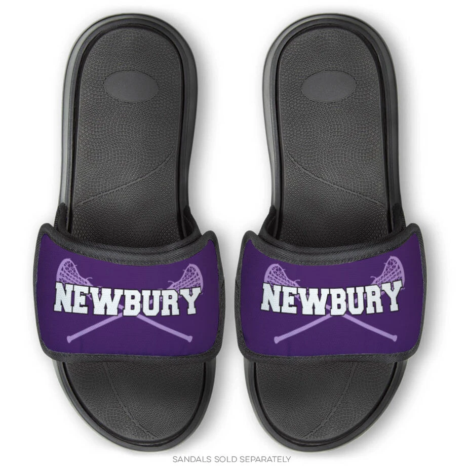 Girls Lacrosse Repwell® Sandal Straps - Personalized With Sticks 2 Girls Lacrosse Repwell® Sandal Straps - Personalized With Sticks - Image 2