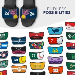 Girls Lacrosse Repwell® Sandal Straps - Stick And Number Reflected 9 Girls Lacrosse Repwell® Sandal Straps - Stick And Number Reflected -Sport Play Mode lx 11318 STRAPS NAVY MULTI