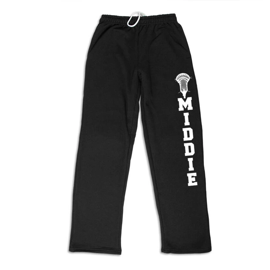 Guys Lacrosse Fleece Sweatpants - Middie 2 Guys Lacrosse Fleece Sweatpants - Middie - Image 2
