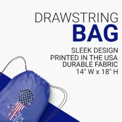 Girls Lacrosse Drawstring Backpack - Patriotic Lax Girl 6 Girls Lacrosse Drawstring Backpack - Patriotic Lax Girl -Sport Play Mode lx 11503 ROYAL DETAILS