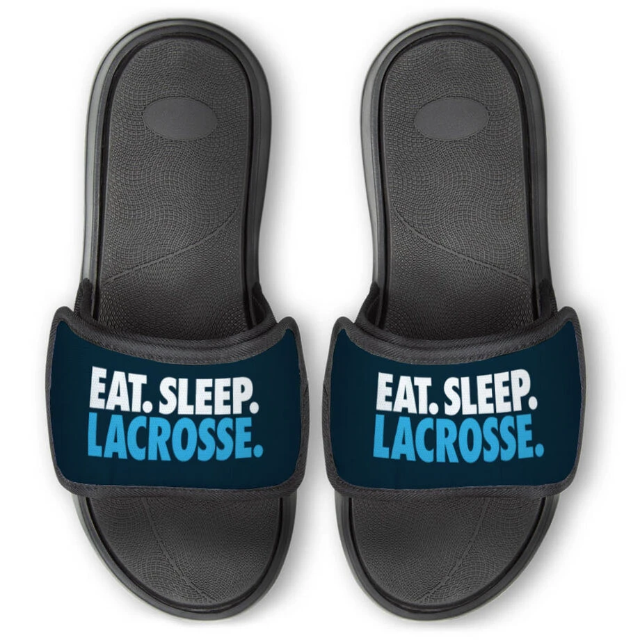 Guys Lacrosse Repwell® Sandal Straps - Eat. Sleep. Lacrosse. 2 Guys Lacrosse Repwell® Sandal Straps - Eat. Sleep. Lacrosse. - Image 2