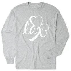 Girls Lacrosse Tshirt Long Sleeve - Lax Shamrock