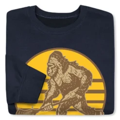 Guys Lacrosse Crewneck Sweatshirt - BigFoot 7 Guys Lacrosse Crewneck Sweatshirt - BigFoot -Sport Play Mode lx 12025 NAVY FOLD