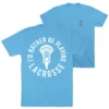 Guys Lacrosse Short Sleeve T-Shirt - I'd Rather Be Playing Lacrosse (Back Design)