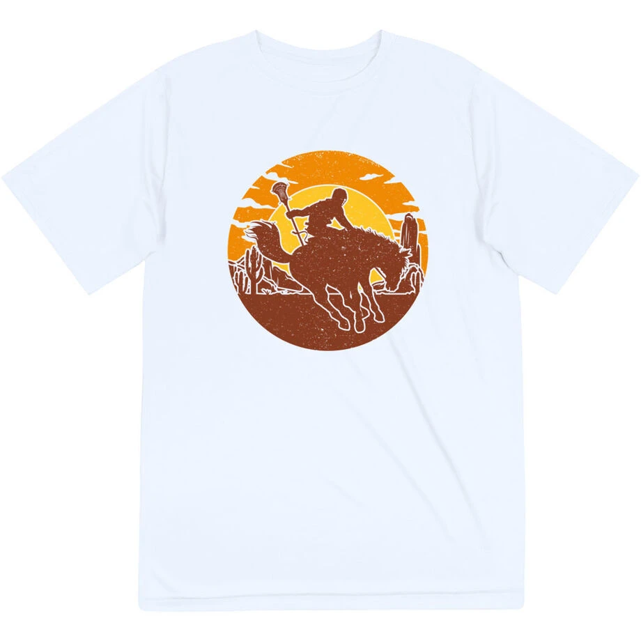 Guys Lacrosse Short Sleeve Performance Tee - Giddy-Up 1 Guys Lacrosse Short Sleeve Performance Tee - Giddy-Up