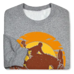 Guys Lacrosse Crewneck Sweatshirt - Giddy-Up -Sport Play Mode lx 12070 GRAY FOLD
