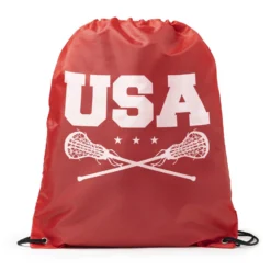 Girls Lacrosse Drawstring Backpack - USA Girls Lacrosse