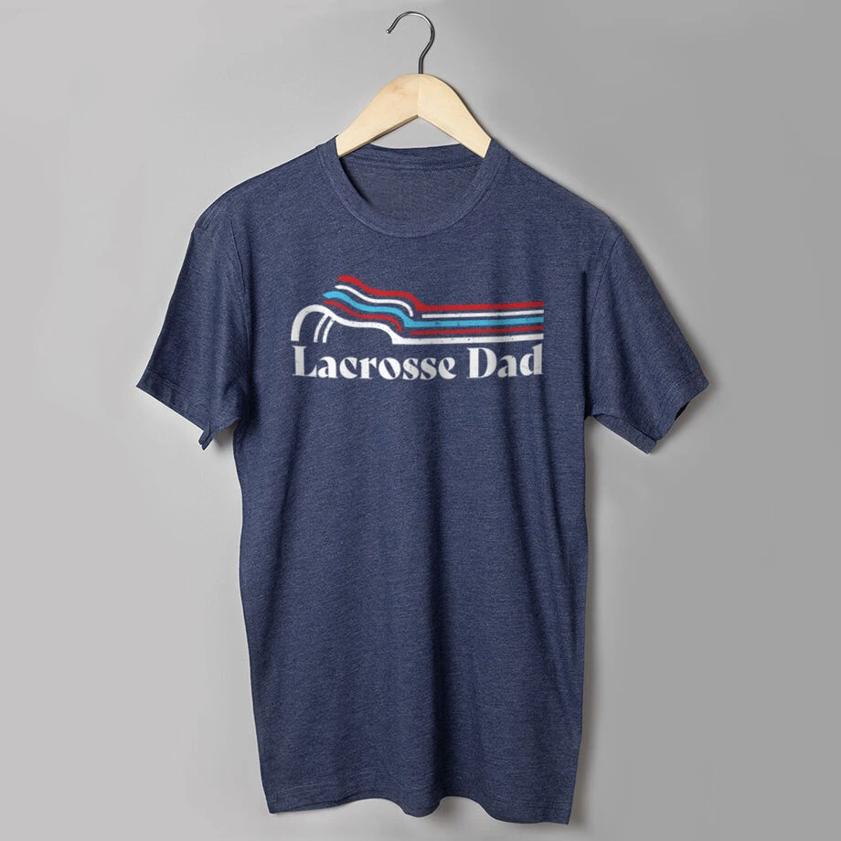 Guys Lacrosse T-Shirt Short Sleeve - Lacrosse Dad Sticks 3 Guys Lacrosse T-Shirt Short Sleeve - Lacrosse Dad Sticks - Image 3