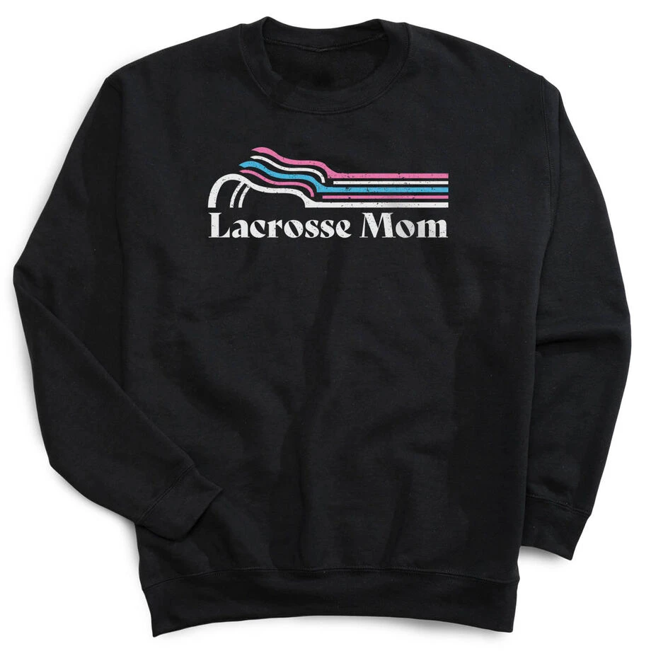 Lacrosse Crewneck Sweatshirt - Lacrosse Mom Sticks 1 Lacrosse Crewneck Sweatshirt - Lacrosse Mom Sticks