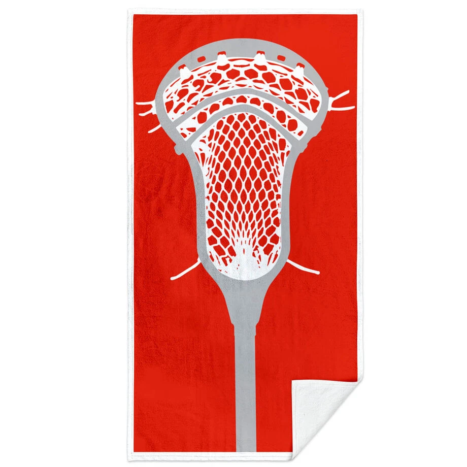 Guys Lacrosse Beach Towel - Lax Time 1 Guys Lacrosse Beach Towel - Lax Time